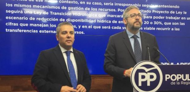Ví­ctor Martí­nez: !El PSOE plasma en un documento, negro sobre blanco, su intención de cerrar el Trasvase Tajo-Segura!
