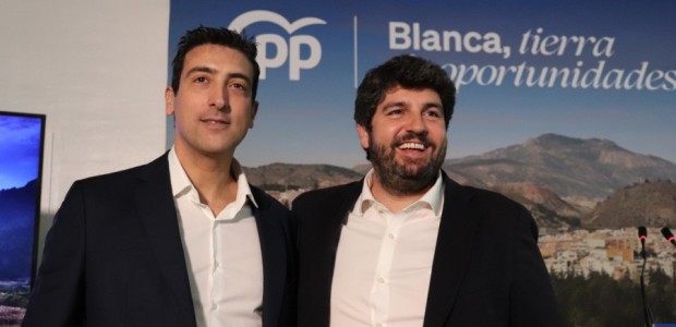 López Miras: “Para el municipio de Blanca, Pablo Cano es garantía de estabilidad, de crecimiento, de desarrollo y de futuro”