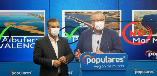 Bernabé: !Sánchez solo contempla el castigo medioambiental a la Región, negando la regeneración del Mar Menor y retrasando sine die la de la Bahí­a de Portmán!