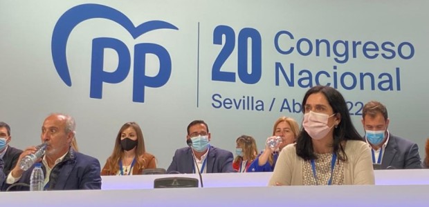 Rebeca Pérez forma parte de la mesa del XX Congreso Nacional del Partido Popular