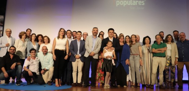 José Miguel Luengo es reelegido como presidente del Partido Popular en San Javier