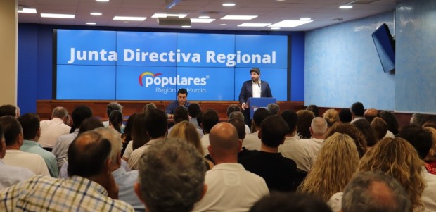 Segado: “El PP fortalece su estructura con el objetivo de alcanzar la mayoría suficiente para seguir gobernando la Región de Murcia”